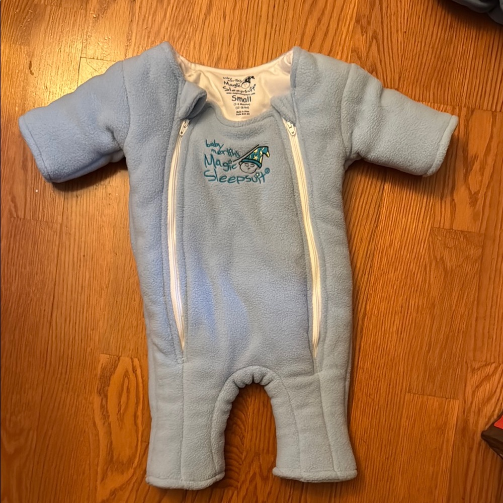 Magic Sleepsuit Cozy Blue Footie